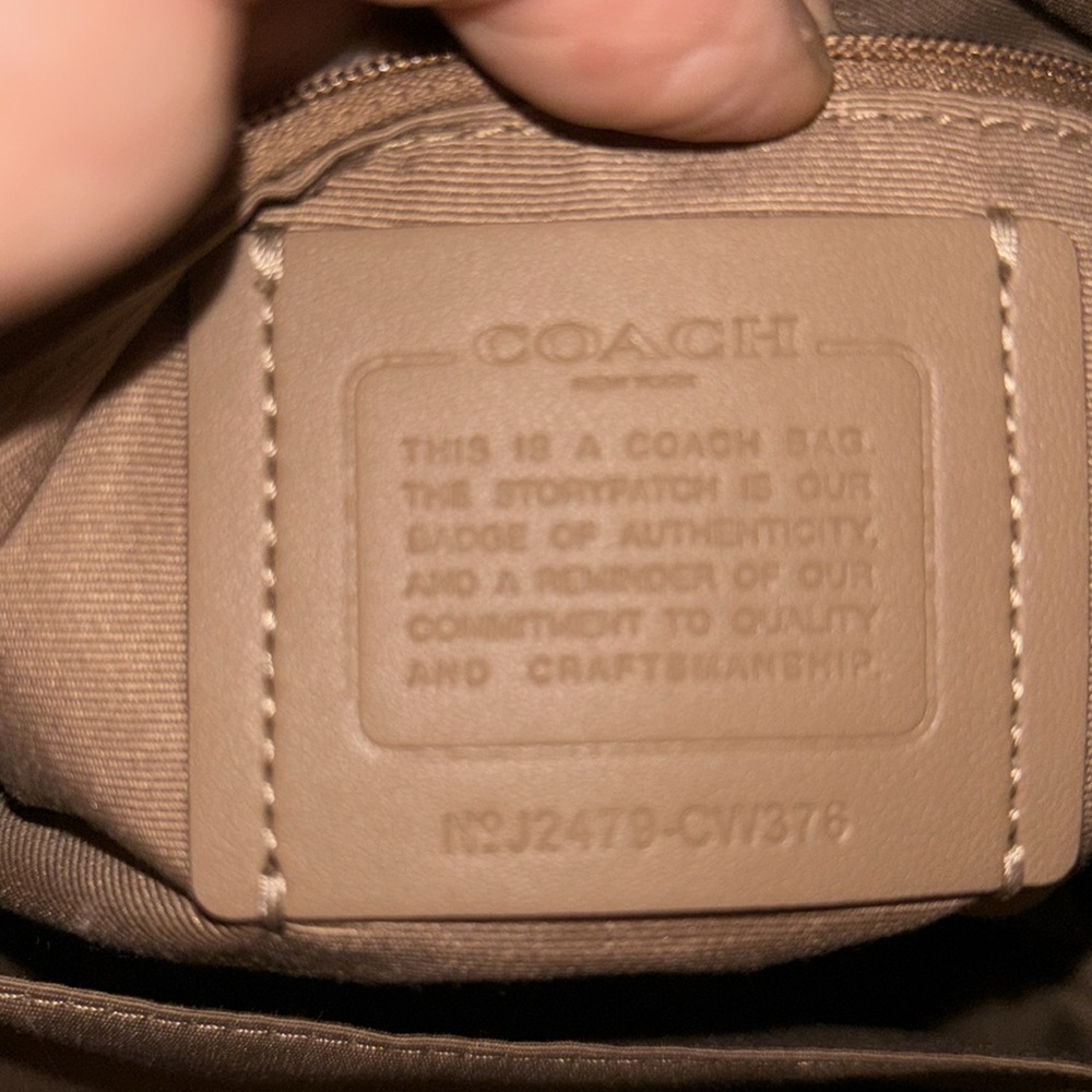 Rowan Satchel Bag In Signature Canvas  Silver/sand/taupe
TV featured - Picture 6 of 8